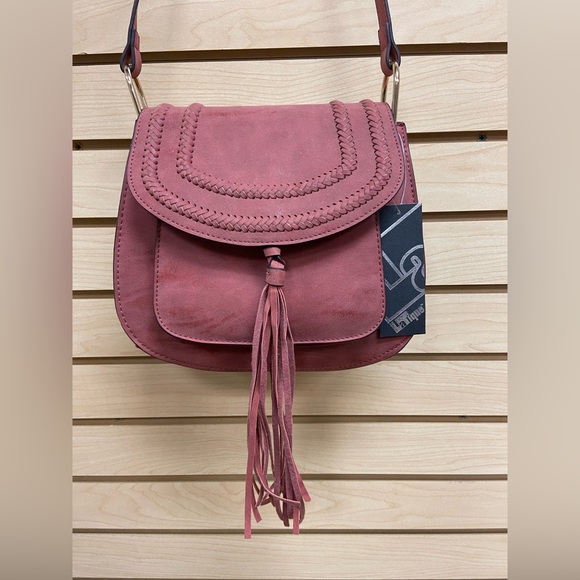 NWT LA TIQUE WOMEN AMAZING VEGAN LEATHER HANDBAG - Picture 3 of 8